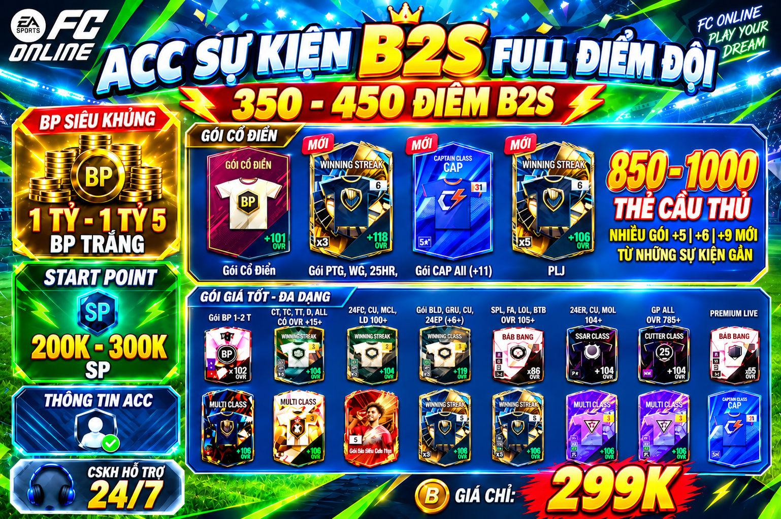 ACC MỞ THẺ B2S 269 K